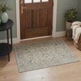 thumbnail image 6 of GENIMO 2'x7' Floral Botanical Runner Rug, Machine Washable Non Slip Low Pile Hallway Runner Rug for Kitchen Laundry Room, Dusty Sage, 6 of 7