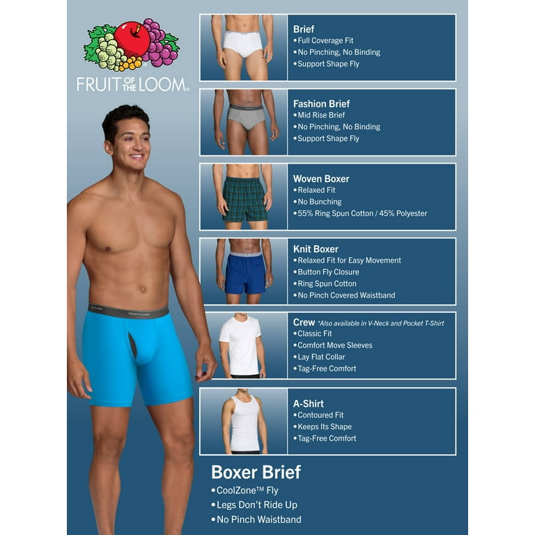 Fruit of the Loom Men's V-Neck Undershirts, 6-Pack - Walmart.com