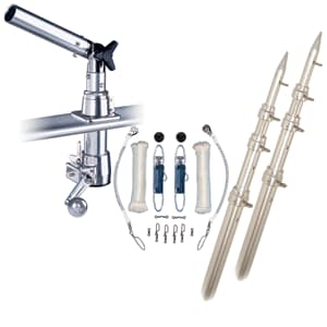 - The Amazing Quality Rupp Z-30 Top Gun Outrigger Kit w/18' Poles & Complete Single Line Rigging Kit w/Klickers Release Clips