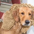 thumbnail image 3 of Furhaven 80551613 Jumbo Absorbent Runner Muddy Paws Towel and Shammy Rug, Sand, 3 of 5