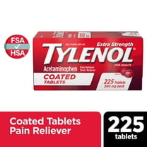 Tylenol Extra Strength Coated Tablets with Acetaminophen 500mg, 225 Count