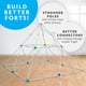 thumbnail image 5 of Kit de construcción de fuerte interior creativo de National Geographic: 135 piezas para niños de 6 a 12 años, juguetes de construcción de tallos para juegos imaginativos, fuerte manta (exclusivo), 5 of 9