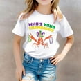 thumbnail image 2 of Chemises à Manches Longues pour Filles, Chemise à Sequins Inversée 5t, Chemise Décontractée Imprimée à Col Rond, T-Shirt à Manches Courtes, Chemise Décontractée, 2 of 5
