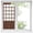 Brown, variant on Shoji Screen Window Privacy Film, Japanese Style Dark Brown Wood Texture Frosted Glass Window Clings Static Cling UV Heat Blocking Reusable Door Sticker for Bathroom 17.7 x 39.3 Inch