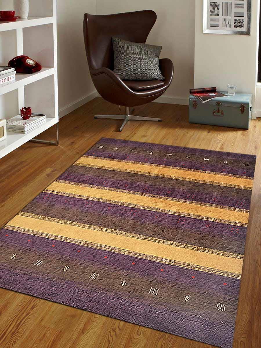 Rugsotic Carpets Lori Knotted Woolen 5' x 8' Contemporary Area Rug