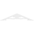 thumbnail image 2 of Ekena Millwork 36"W x 7 1/2"H x 1"P (5/12) Pitch Cornelia Architectural Grade PVC Gable Pediment, 2 of 5