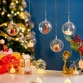 thumbnail image 6 of Sziqiqi Hanging Tea Light Holder Acrylic Globes Set of 20 Bulb 3.15'' Ornaments Fillable for Party Wedding Centerpiece Christmas Home Decorations DIY, 6 of 7