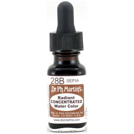 UPC: 0090385428100 | Dr. Ph. Martin s Radiant Concentrated Water Color  0.5 oz  Sepia (28B)