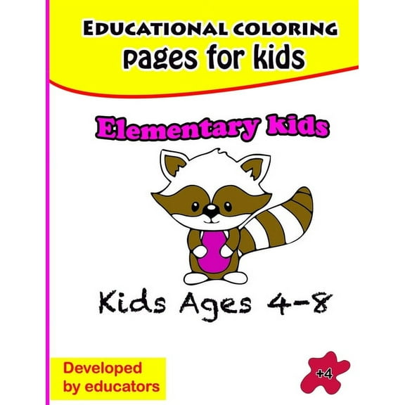 Educational Coloring book for kids ages 4-8: Elementary Kids (Paperback)