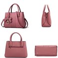 thumbnail image 3 of Monederos y bolsos para mujer Moda Damas Cuero Asa superior oso de fresa  Electrónica, 3 of 5