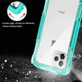 thumbnail image 4 of Mignova For iPhone 11 Pro Waterproof Clear Case,Rugged Bumper Full-Body Heavy Duty Protection Phone Case Clear Cover for Apple iPhone 11 Pro 5.8 inches 2019(Green), 4 of 6