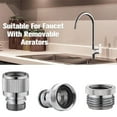 thumbnail image 4 of Sink Faucet to Garden Hose Adapter,2025 New Sink Faucet Quick Connector,Swivel Faucet Adapter Kit,Faucet Adapter for Sink Connection Shower Hose/Garden Hose/Portable Washing Machine,Pet Bathing, 4 of 9