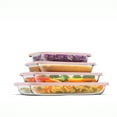 thumbnail image 5 of Borosilicate Glass Oven Dishes with Lids - Blushy Pink, 5 of 13