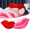 MIARHB Red Lips Big Pillow Valentine'S Day Gift Pink Plush Toys Throw Pillow
