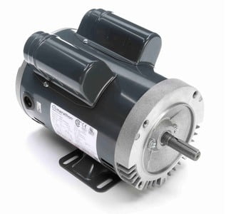 3/4 hp 1800 RPM 56C Frame ODP (with base) 100-120/200-240V Marathon Electric Motor # E268A