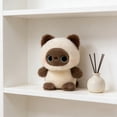 thumbnail image 3 of Cute Soft Plush Companion Doll, 3D Fluffy Plush Exquisite Embroidered Mini Figurine, Desktop Claw Machine Doll for Home Office Desk Shelf Car Dashboard Tabletop Ambiance Decor, C, 3 of 5