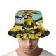 thumbnail image 4 of Épico Sombrero bucket para adultos, gorra de protección solar, sombrero de pescador plegable para viajes al aire libre, pesca y actividades de verano, 4 of 6