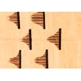 thumbnail image 1 of Ahgly Company Indoor Rectangle Solid Orange Modern Area Rugs, 4' x 6', 1 of 4
