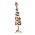 thumbnail image 4 of Pequeño de Navidad artificial de mesa, estatua de de Navidad, adorno de donut para dormitorio, boda, vacaciones, cumpleaños, sala de estar, 4 of 7