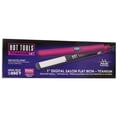 thumbnail image 2 of Hot Tools Travel Size Professional Digital Salon 1" Titanium Flat Iron Hair Straightener, Pink, 2 of 9