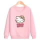 thumbnail image 5 of Hello Kitty-suéter informal de algodón puro para niños, Top de manga larga con estampado de dibujos animados, ropa para niños, camisa básica cómoda, 5 of 5