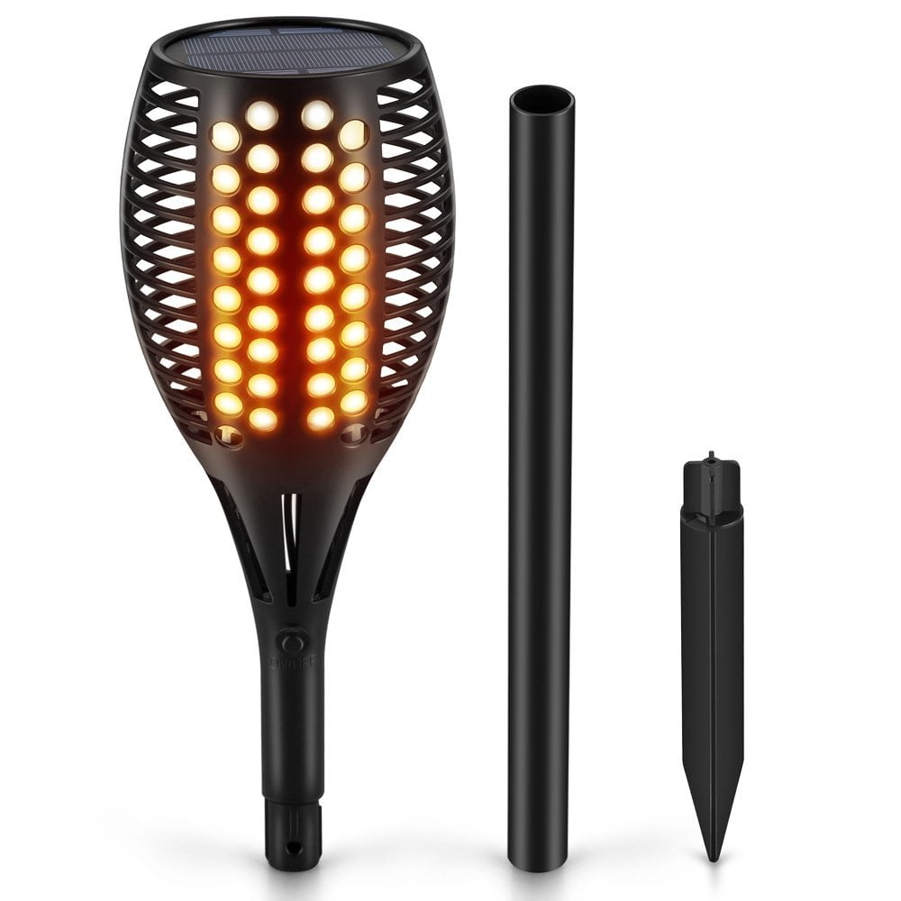 Ktaxon 96 Led Flickering Flames Solar Path Lights Outdoor Landscape Ktaxon 96 Led Flickering Flames Solar Path Lights Outdoor Landscape Lighting Auto On Off Security Torch Light Waterproof For Garden Patio Deck Yard Driveway