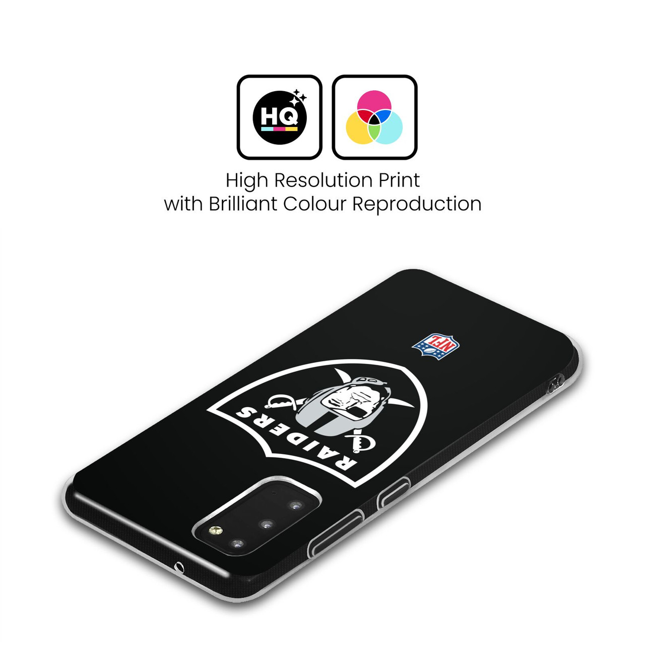 Head Case Designs NFL Las Vegas Raiders Logo Plain Soft Gel Case for Samsung Galaxy S24+ 5G