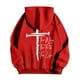 thumbnail image 4 of WILLBEST Sudaderas Deportivas para Hombre, Sudadera Informal con Capucha y Diseño Estampado De Dios para Hombre, Jersey De Manga Larga, Ropa Cómoda para Uso Diario Mediana​​, 4 of 4