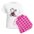 thumbnail image 5 of CafePress - Little Devil Westie Women's Light Pajamas - Women's Short Sleeve Print T-Shirt and Pants Light Cotton Pajama Set, 5 of 7