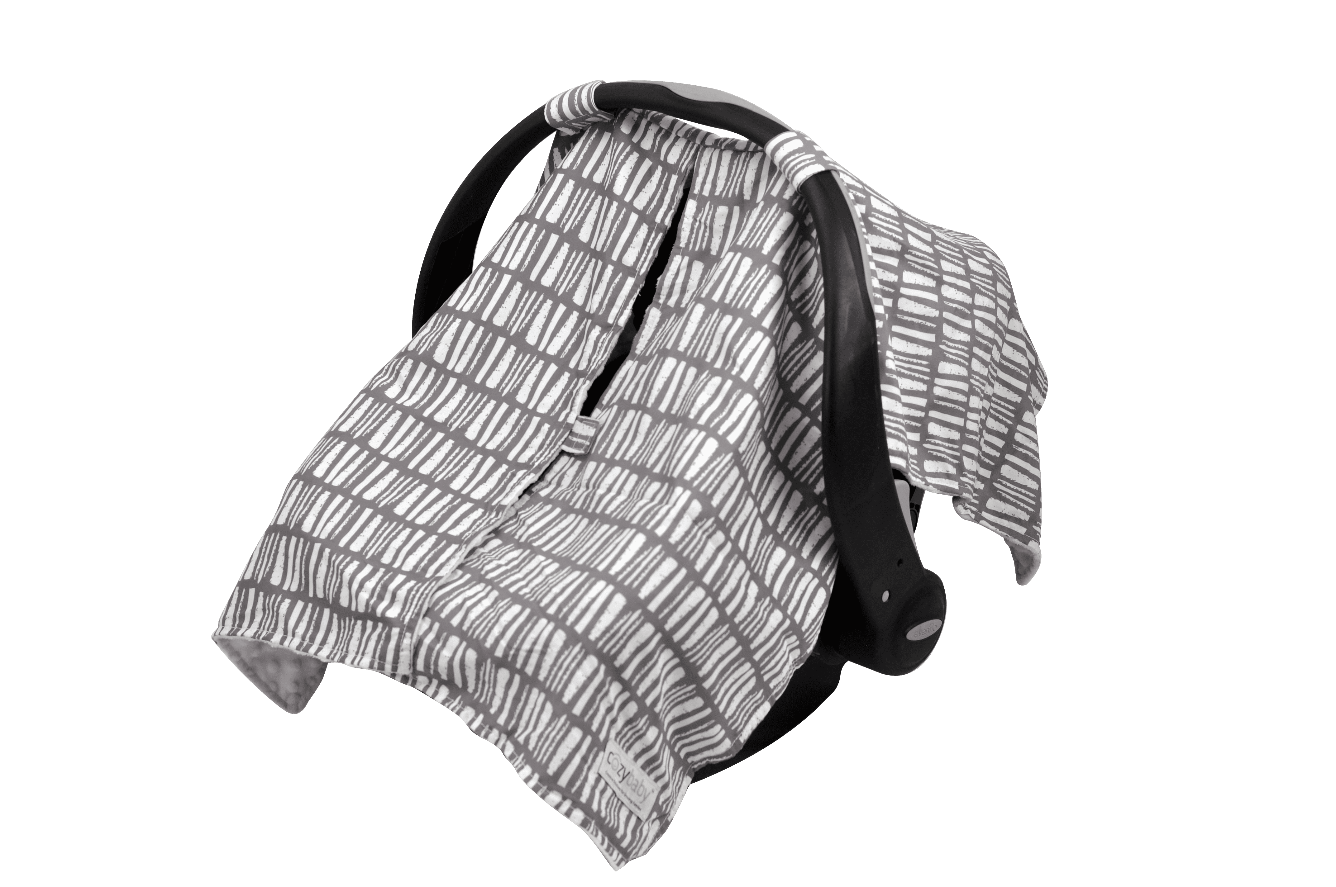 Cozy Baby's Premium 4-in-1 Infant Car Seat Canopy & Nursing Cover (Gray)