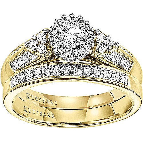 Keepsake Wings of Love 1/2 Carat T.W. Certified Diamond 14kt Yellow