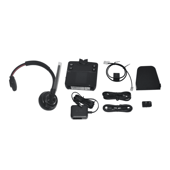 Pre-Owned HP Poly Savi 8410 Office Wireless DECT Monaural Headset Kit – 8L7E6AA