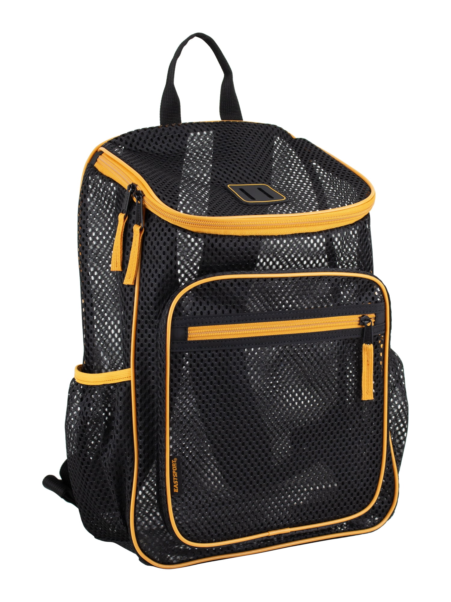 Eastsport Myth Pro Top Loader Mesh Backpack, Black/Sundial