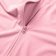 thumbnail image 4 of EchfiProm Women Windbreaker Jacket Pink Lightweight Winter Hooded Waterproof Zip-up Coat, 4 of 7
