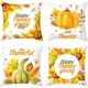 thumbnail image 1 of Funda de almohada de 4 piezas de terciopelo de piel de melocotón Feliz Día de Acción de Gracias, funda de almohada de calabaza de cosecha de otoño, funda de almohada de 45 x 45 cm, estilo 4, 1 of 5