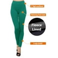 thumbnail image 2 of Kuda Moda Women's High Waist Warm Thermal Fleece Lined Full Length Leggings with Flattering Front Seam, 2 of 8
