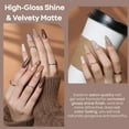 thumbnail image 3 of modelones Gel Nail Polish Set - 6 Colors Skin Tone Nude Gel Polish Brown Beige Khaki Nail Gel Polish Set Neutral All Skin Tones Soak Off French Nail Art Manicure DIY Home Salon Gift, 3 of 6