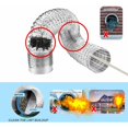 thumbnail image 3 of Kit de barrido de postes de pellets Cepillo de limpieza de chimenea ajustable Conductos de 100 mm 9 varillas de barrido (12 pies) Kit de limpieza de postes de pellets Herramienta de limpieza de chimeneas esquí esquí Gafas de esquí, 3 of 5