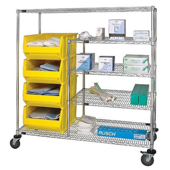Quantum Storage WRCPL-63-2460-955CL Bin Transport Cart