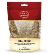 Spicy World Dill Seeds Whole Spice | Perfect For Pickling And Eating | 2 Pound Resealable Bag