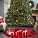 thumbnail image 4 of Delantal de Lana de Punto Decorativo de Temporada de 4,17 Pies para Base de Árbol, Chal, Falda Decorativa para Árbol de Navidad, Falda de Árbol de Navidad de Gran Tamaño, Suministros de Decoración Na, 4 of 7