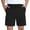 Black, variant on Men’s Athletic Shorts – 100% Cotton, Lightweight & Soft with Pockets, Black, S-XXL