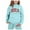 Sky Blue, variant on Huowey Child Toddler Boys Girls Long Sleeve Solid Warm Hoodie Pullover Tops Pants Kids Outfits Sweat Suit