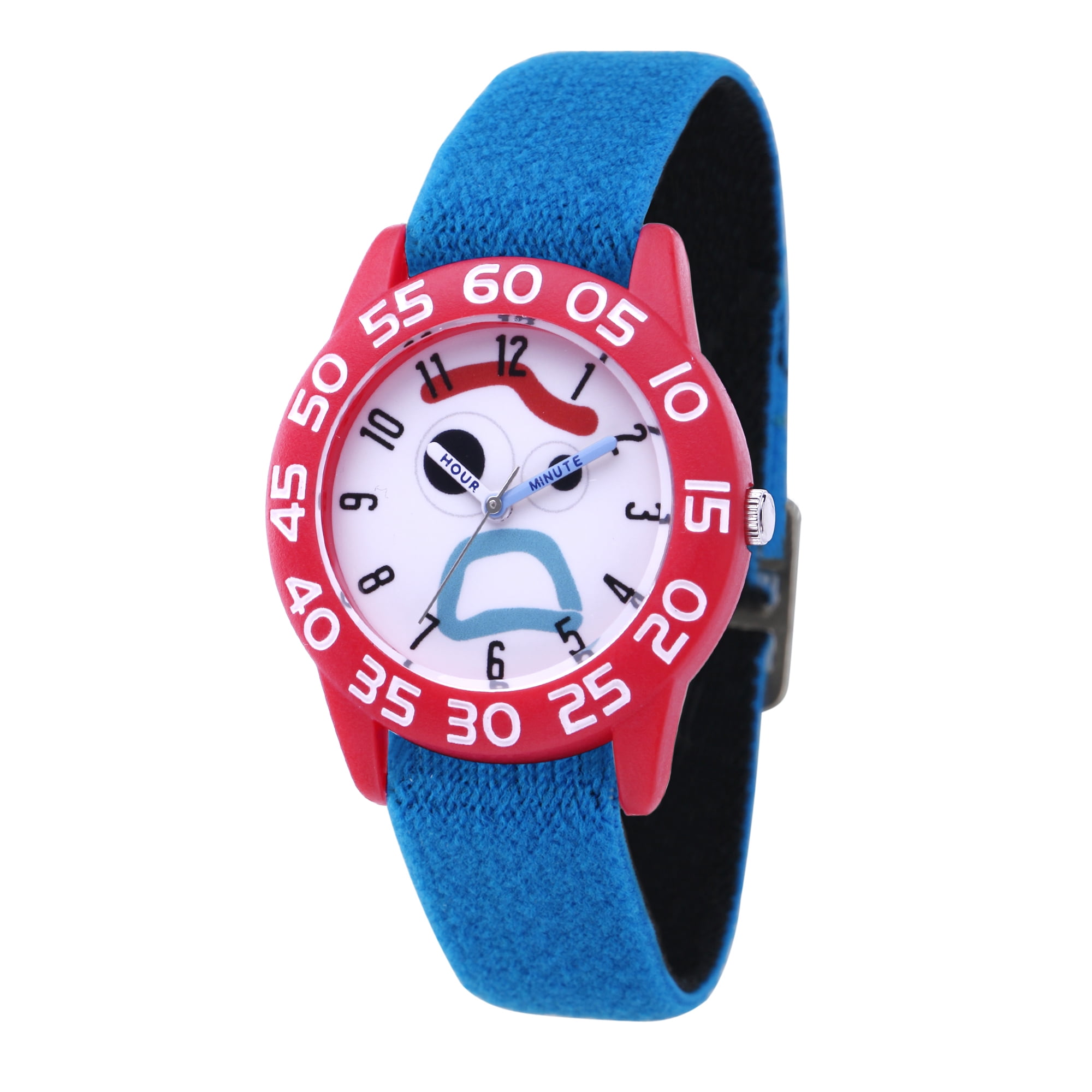 Disney Toy Story 4 Forky Boys' Red Plastic Watch, 1-Pack