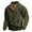 11-Green394, variant on Elbow Patch Henley Top for Men Regular Fit Outdoor Daily Long Sleeve Pullover