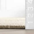 thumbnail image 2 of Stoic Wool Area Rug, 5' x 8', Stoic Beige, 2 of 9