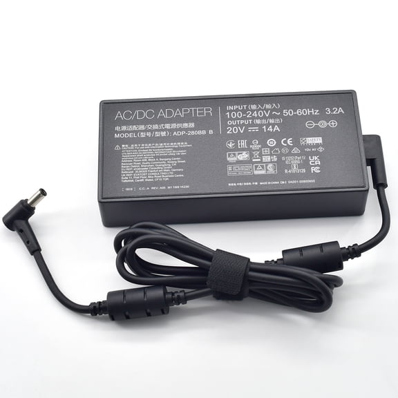 280W AC Adapter for ASUS ROG G703GI G703GS G703GX G703GXR G703GX-EV017FR G703GS-WS71 6.0*3.7mm Laptop Charger