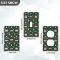 thumbnail image 7 of Yayeee Blank Wall Plate Cover 1-Gang 4.5"x2.7" Home Unused Decorative Outlet, Christmas Hats, 7 of 7