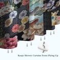 thumbnail image 6 of Pioneer Flower Floral Print Pattern Shower Curtain 72"x72" ,Bathroom Decorative Shower Curtains Set with 12 Hooks,Modern Waterproof Washable Shower Curtain, 6 of 6