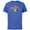 Royal Heather, variant on Disney and Pixar’s Inside Out Emotions Watercolor Flowers - Short Sleeve Cotton T-Shirt for Adults - Customized-Black